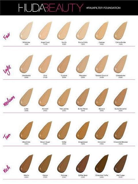 Huda Beauty FauxFilter Full Coverage liquid Foundation 35ml - Khayest