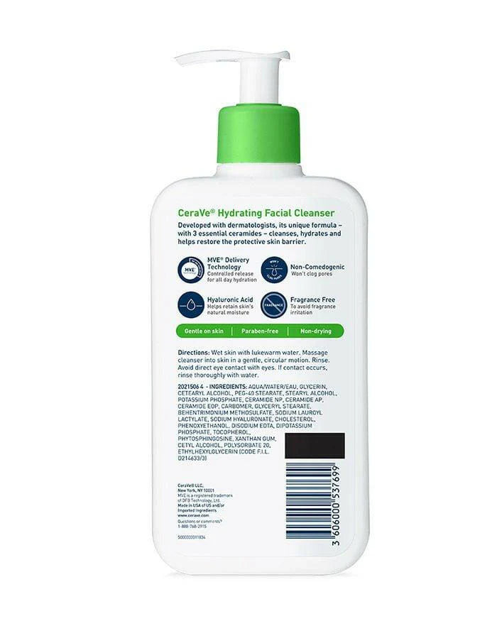 Hydrating Facial Cleanser by Cerave normal to dry skin 355ml
