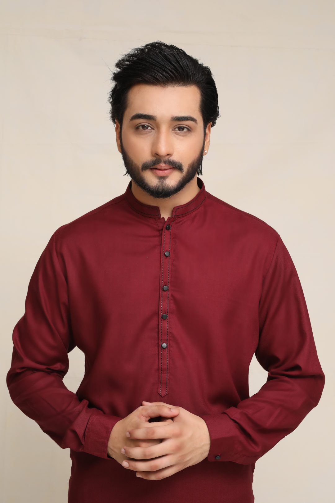 MEHROON KURTA PAJAMA