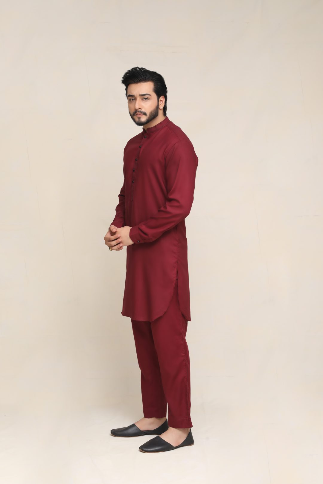 MEHROON KURTA PAJAMA