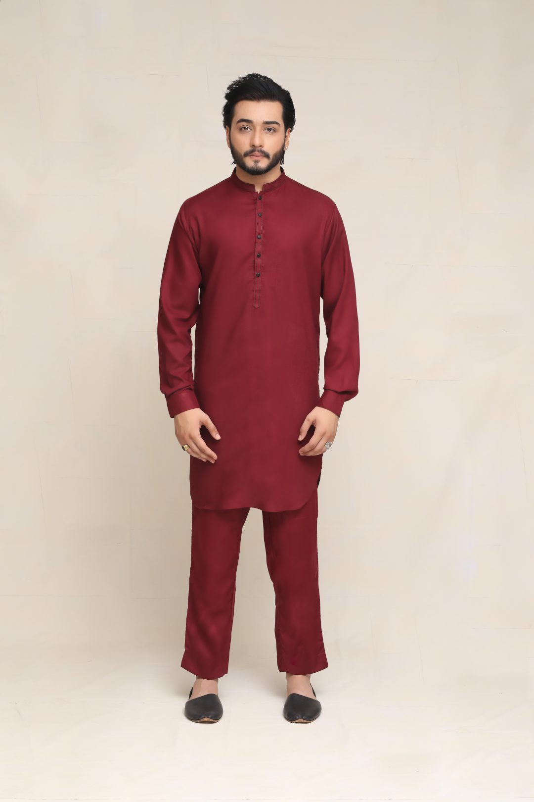 MEHROON KURTA PAJAMA