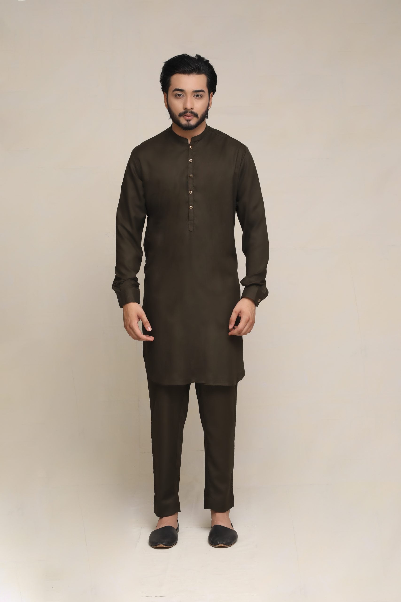 DARK GREEN KURTA PAJAMA