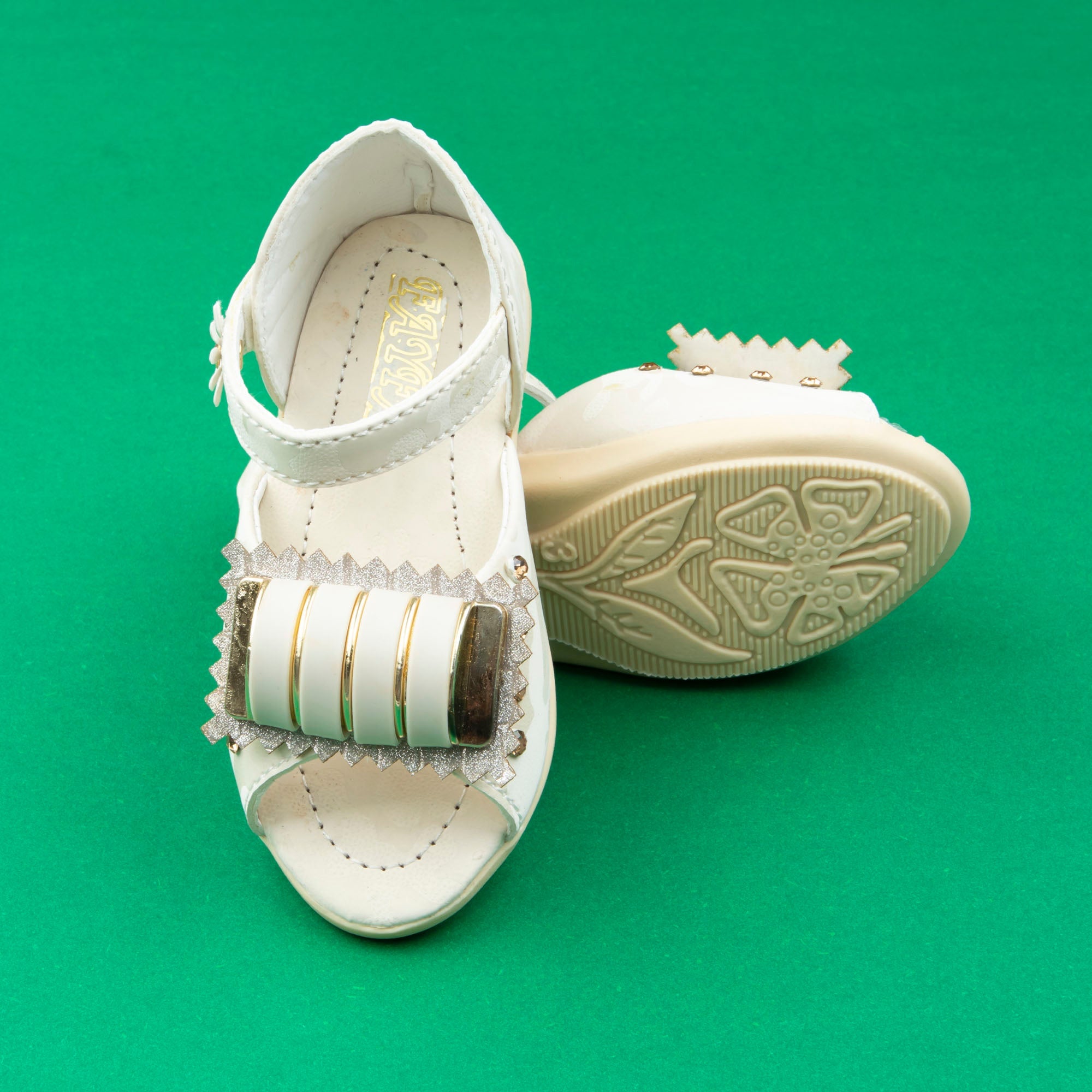 Luna White Sandals