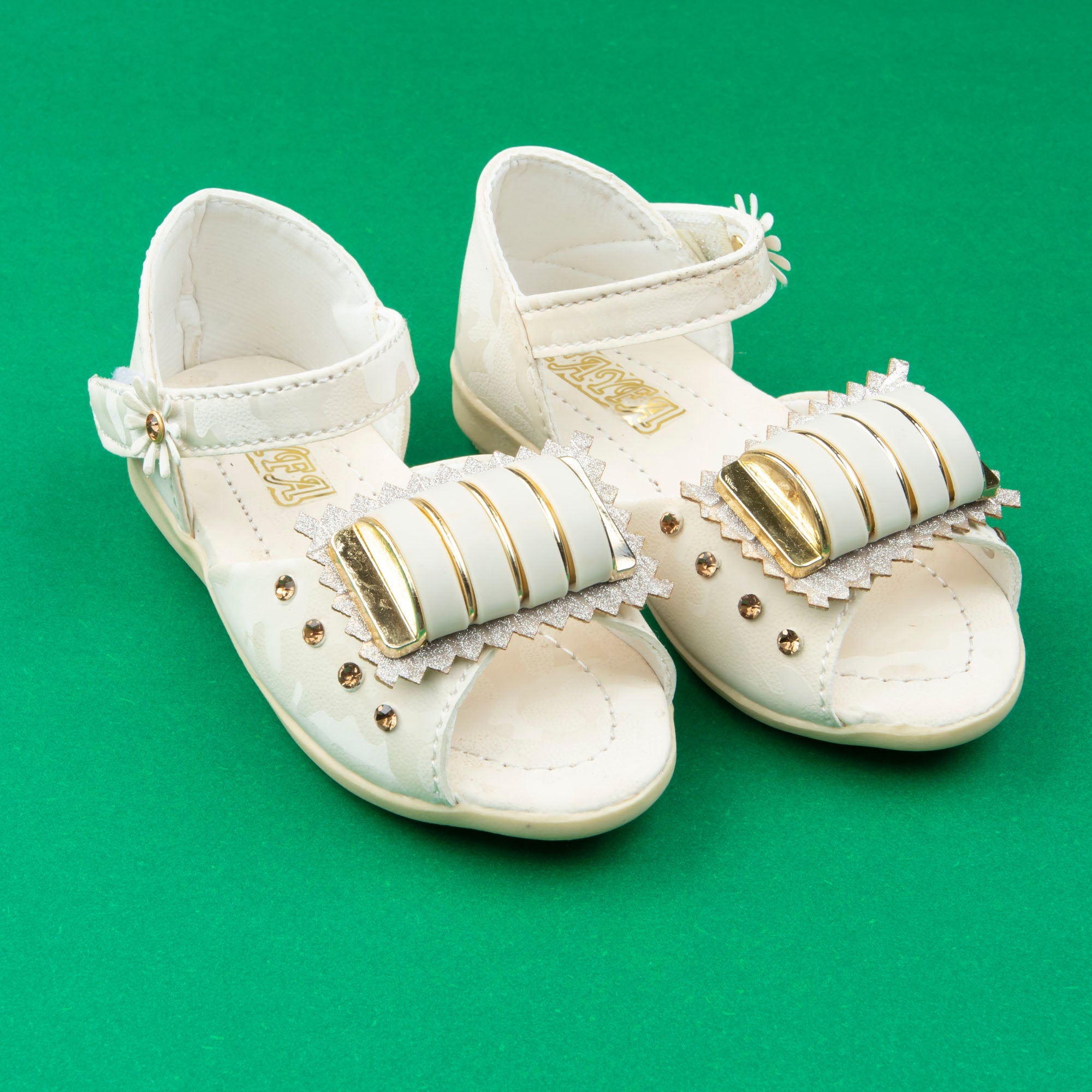 Luna White Sandals