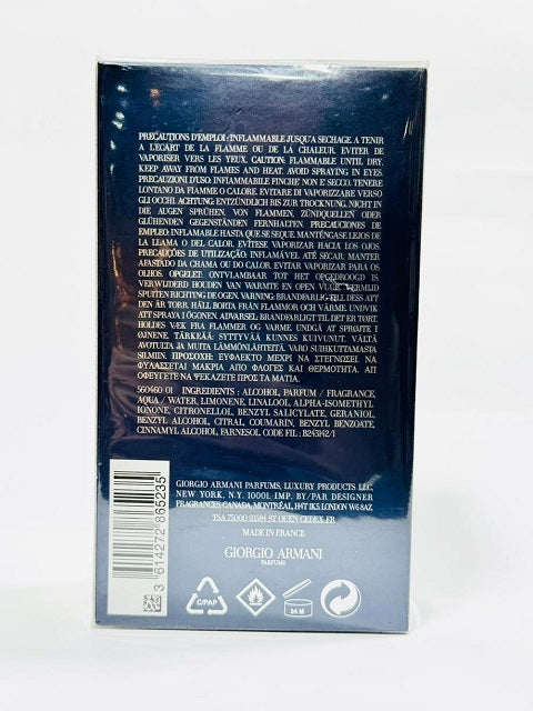 Aqua Di Gio Profondo by Giorgio Armani EDP Perfume For Man 125ml