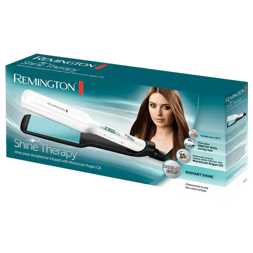 Remington Shine Therapy Wide Plate S8550 Hair Straightener - Khayest