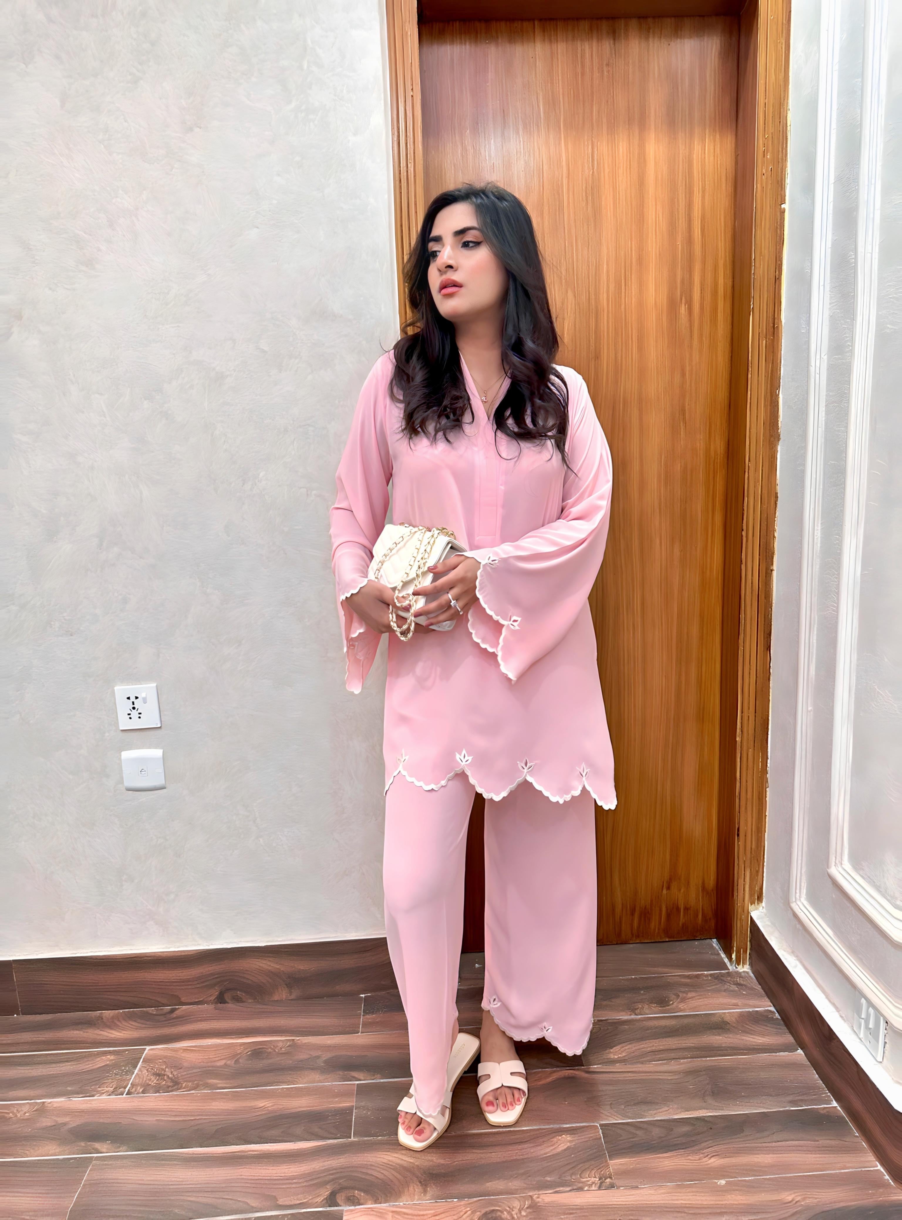 Pastel Pink hem set