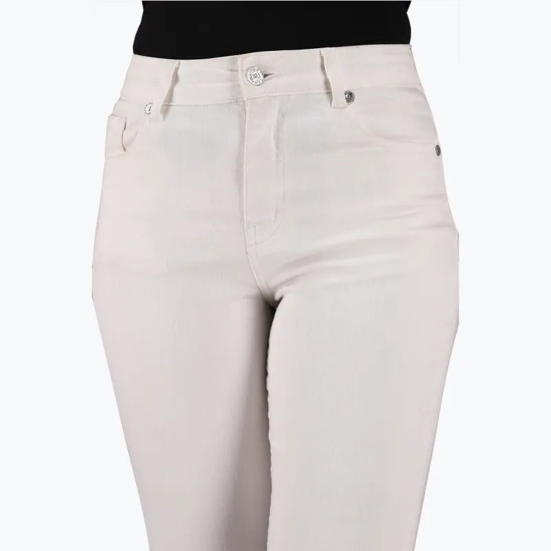 Iris Skinny High Rise Organic White Free Fit