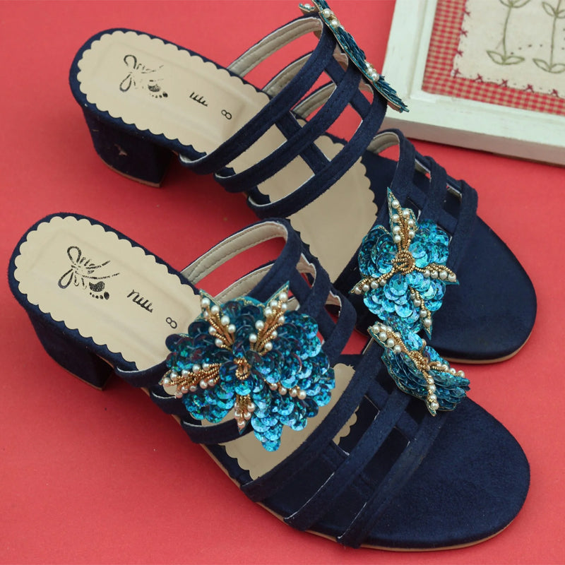 Block Heel Slipper