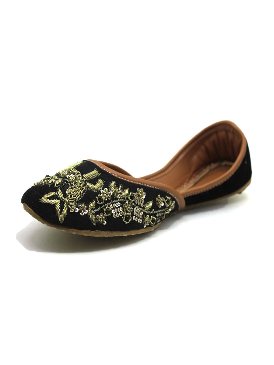 Black Fancy Khussa