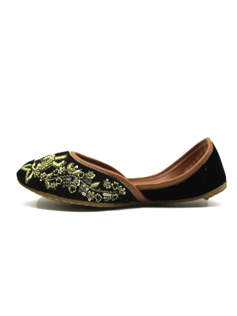 Black Fancy Khussa