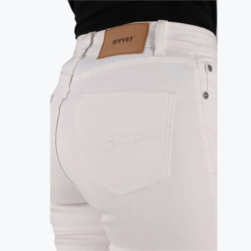 Iris Skinny High Rise Organic White Free Fit