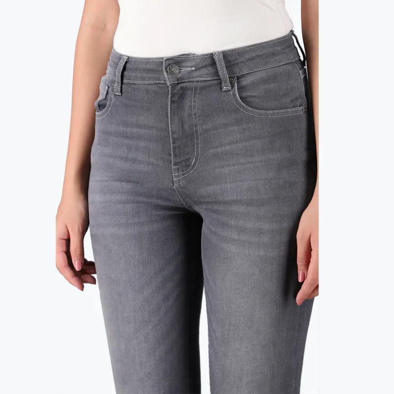 Iris Skinny High Rise Grey Free Fit