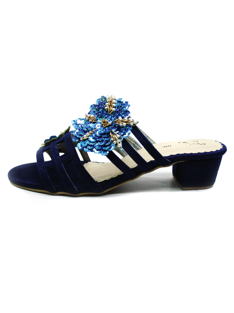 Block Heel Slipper