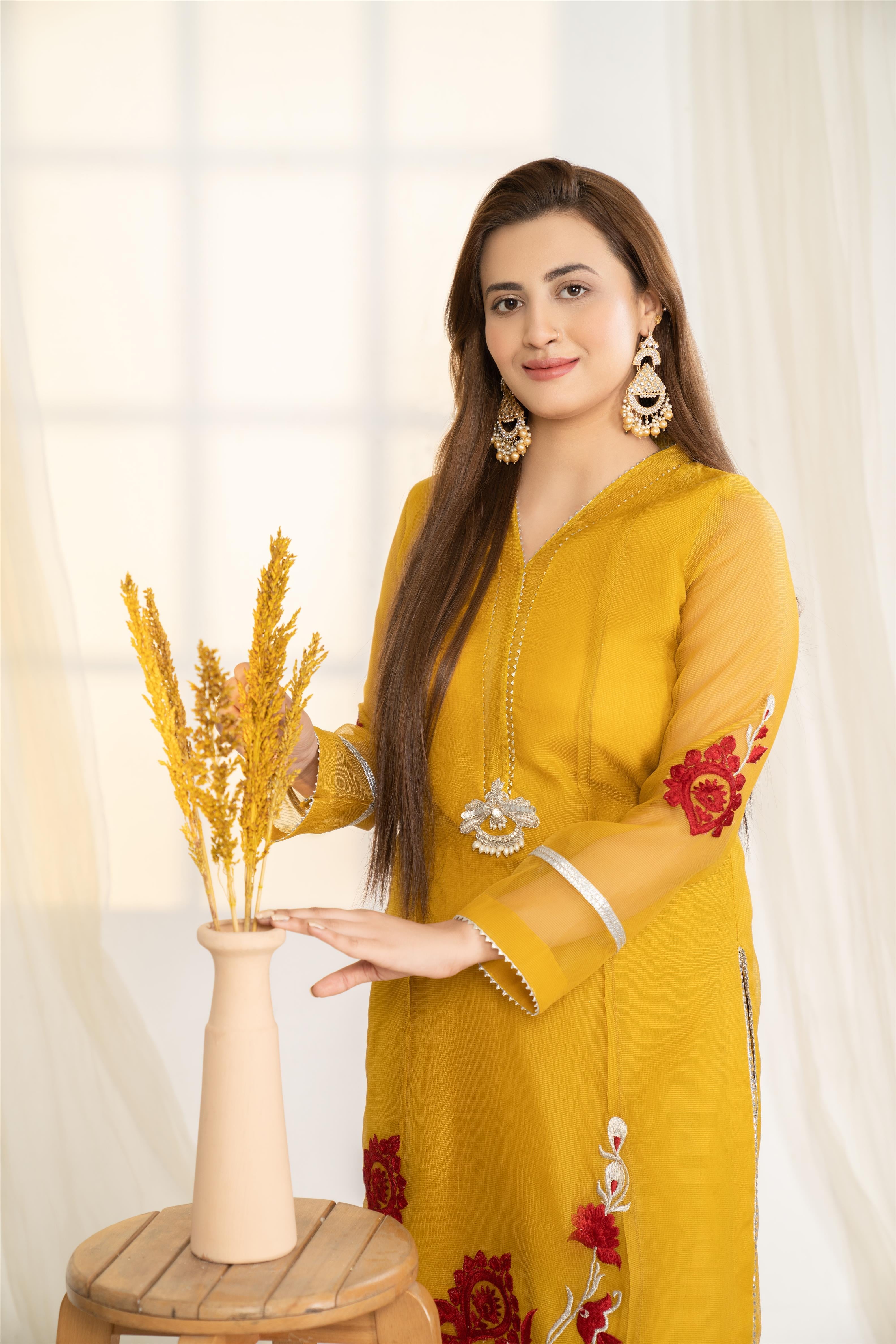 Mustard Hue - Winter Festive Collection 2022 By Noorangi