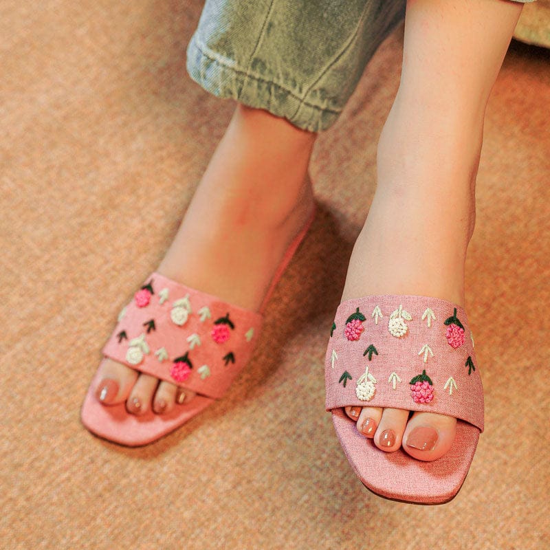 pink slippers