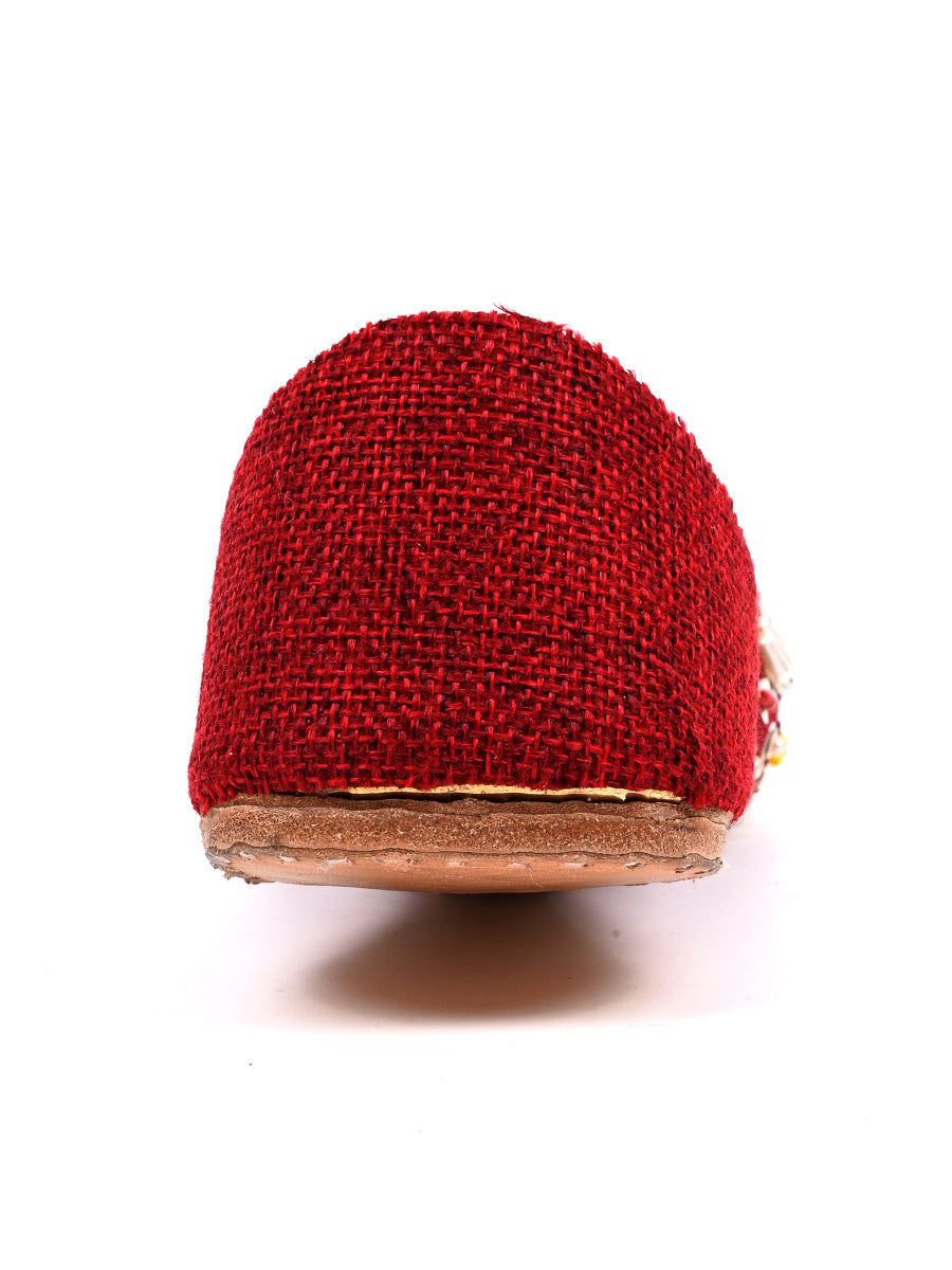 Maroon Fancy Khussa