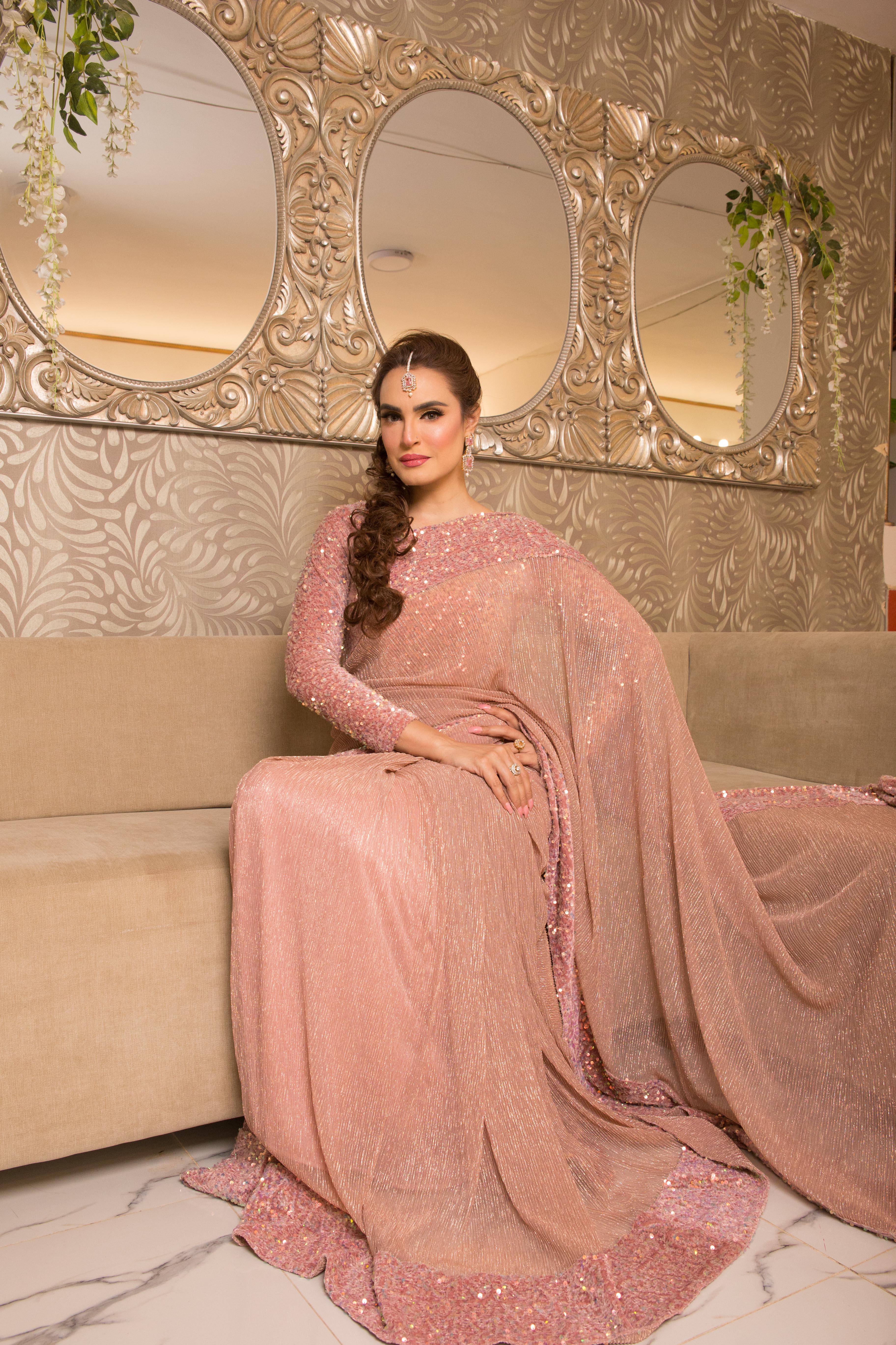 Nadia Hussain Moonlight Saree