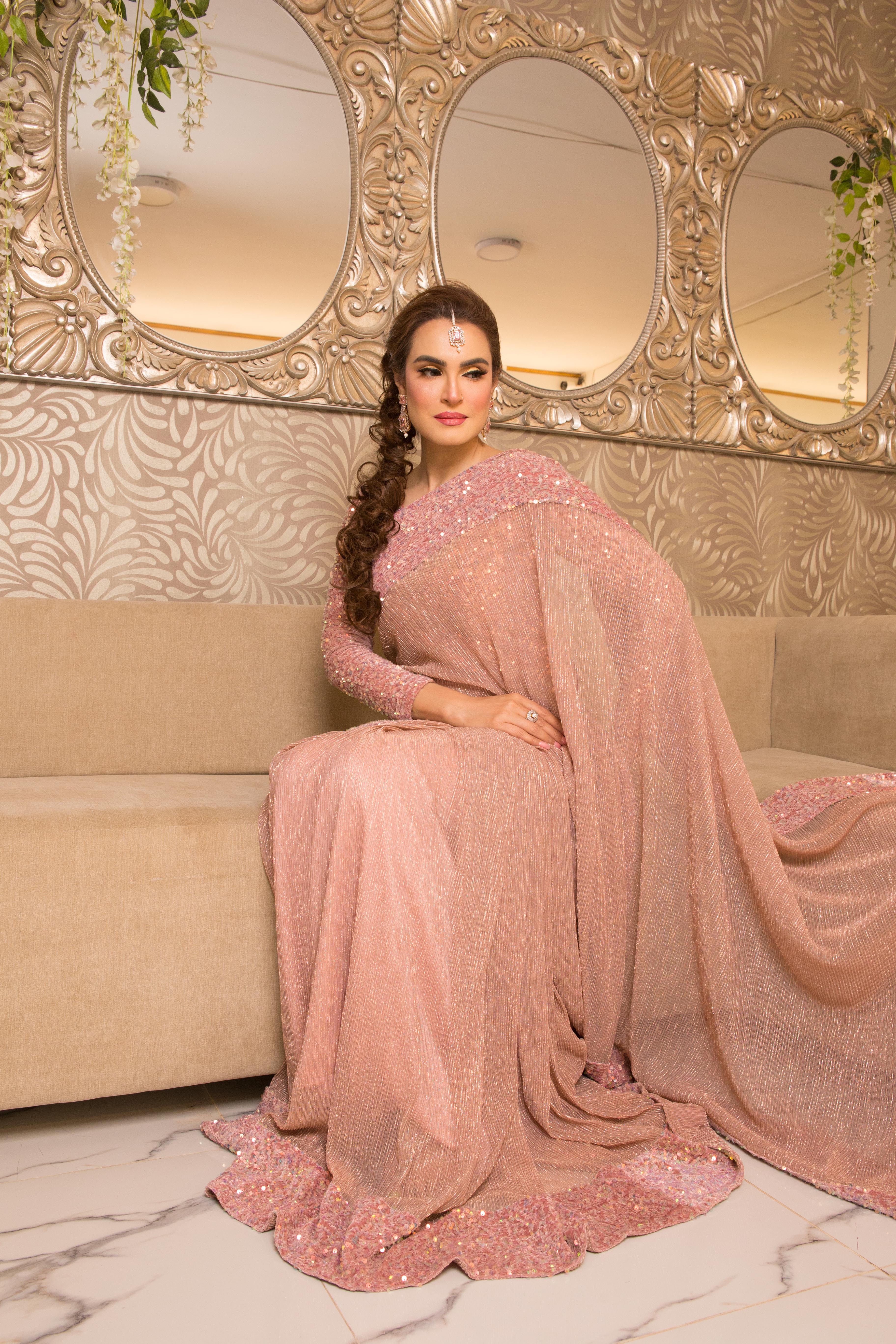 Nadia Hussain Moonlight Saree