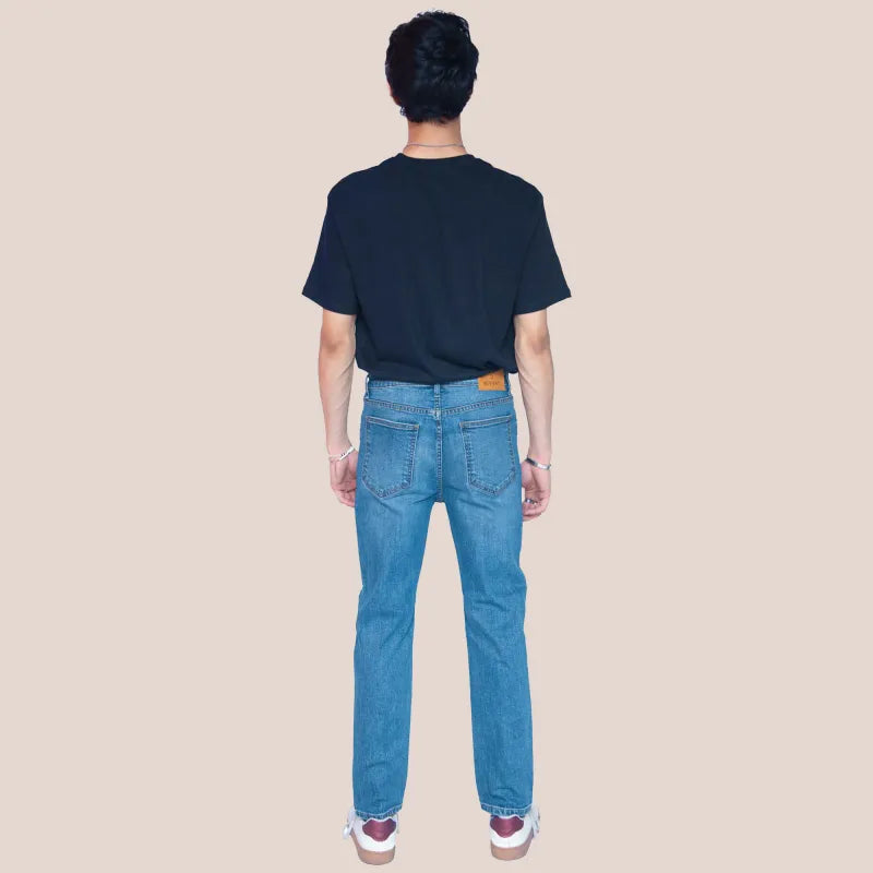 James Tapered Blue Jeans