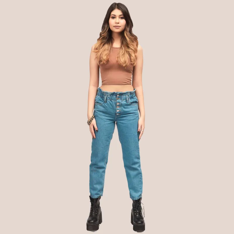 Jane Paper Fit Blue Jeans