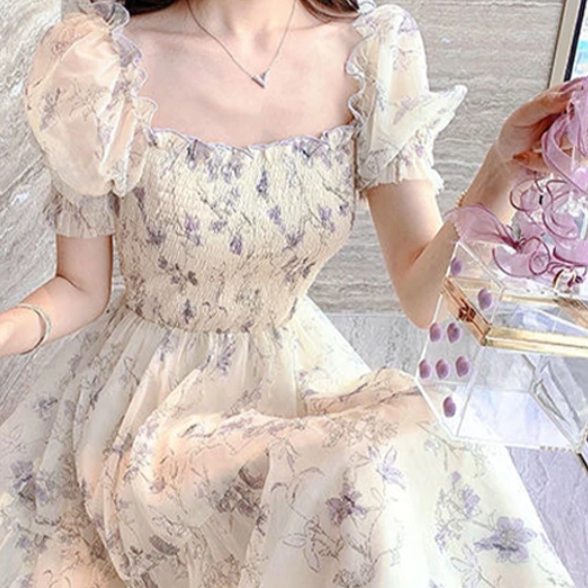 Vintage Chiffon Dress