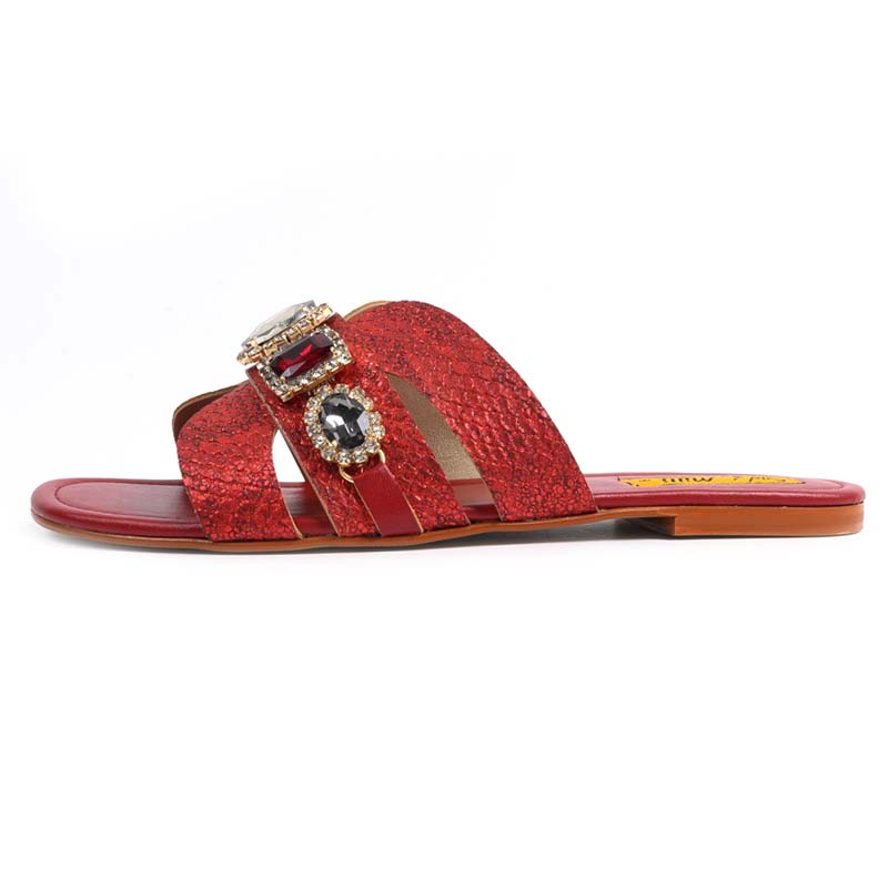 Maroon Fancy synthetic Slippers For Women's