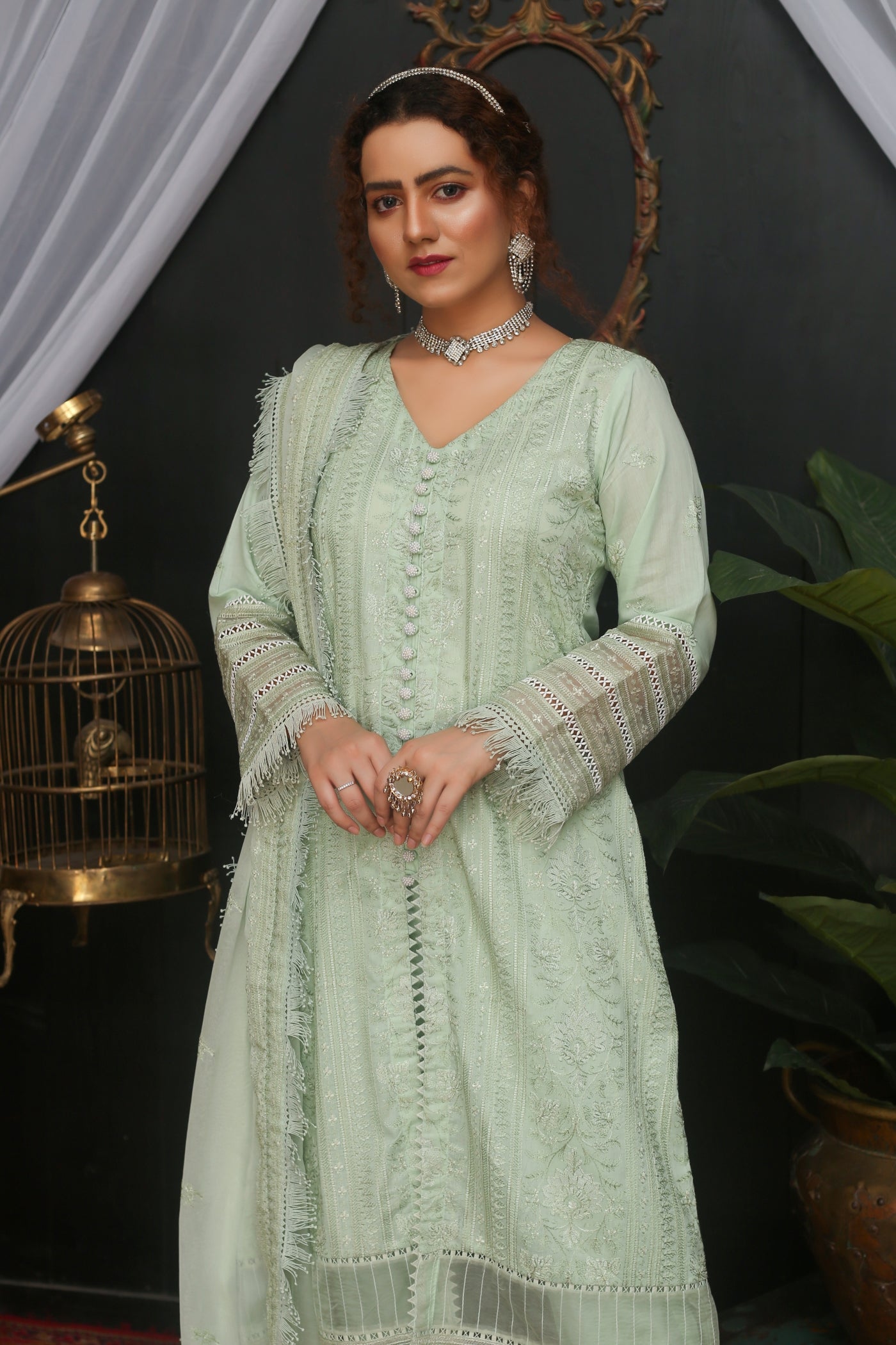 3 PC - Embroidered Lawn Suit